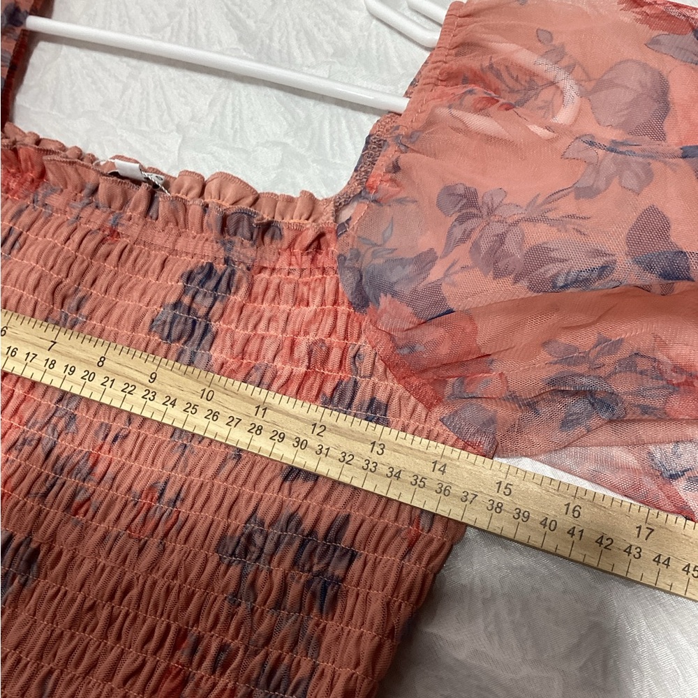 NWT Baltic Born large Tivoli Tulle dress in coral - Picture 10 of 15